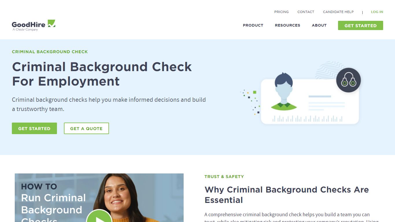 Criminal Background Checks For Employment | GoodHire